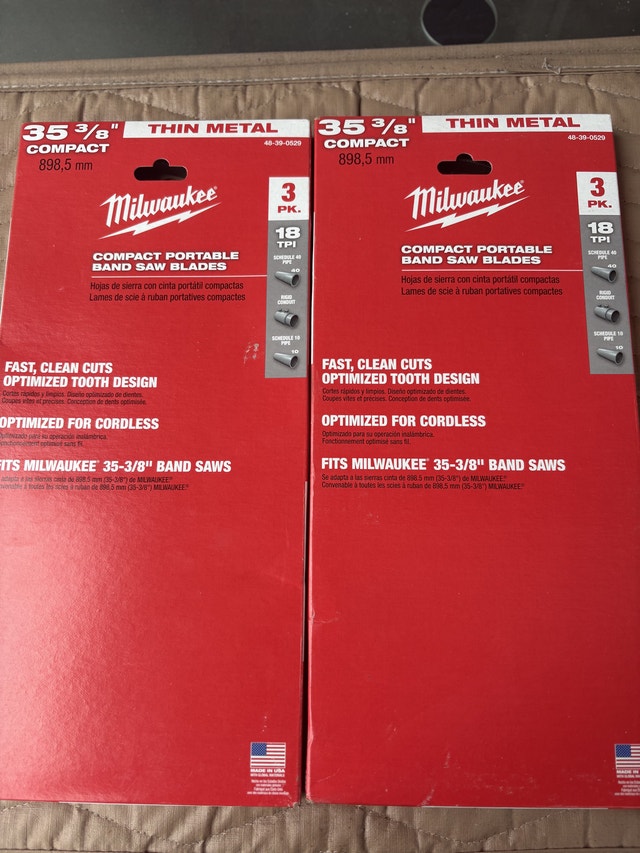 Milwaukee Band Saw Blades
