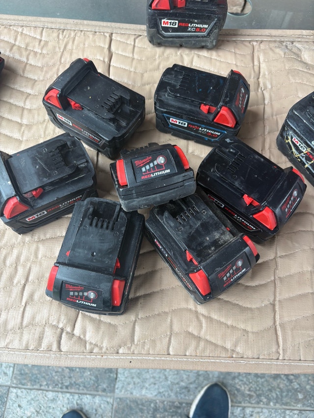Milwaukee M18 Batteries