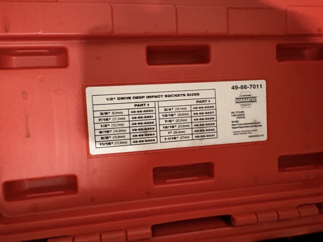 Milwaukee Socket Set - photo 3