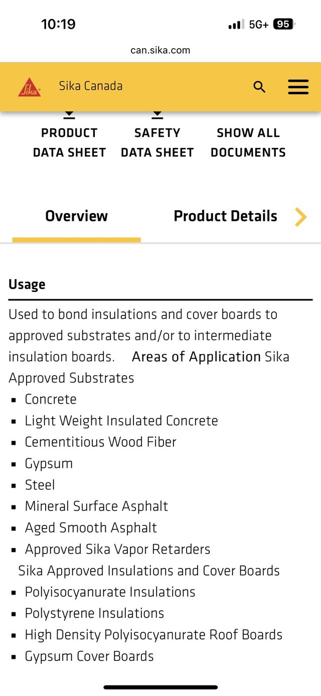 Sika Sarnacol 2163 Adhesive - photo 4