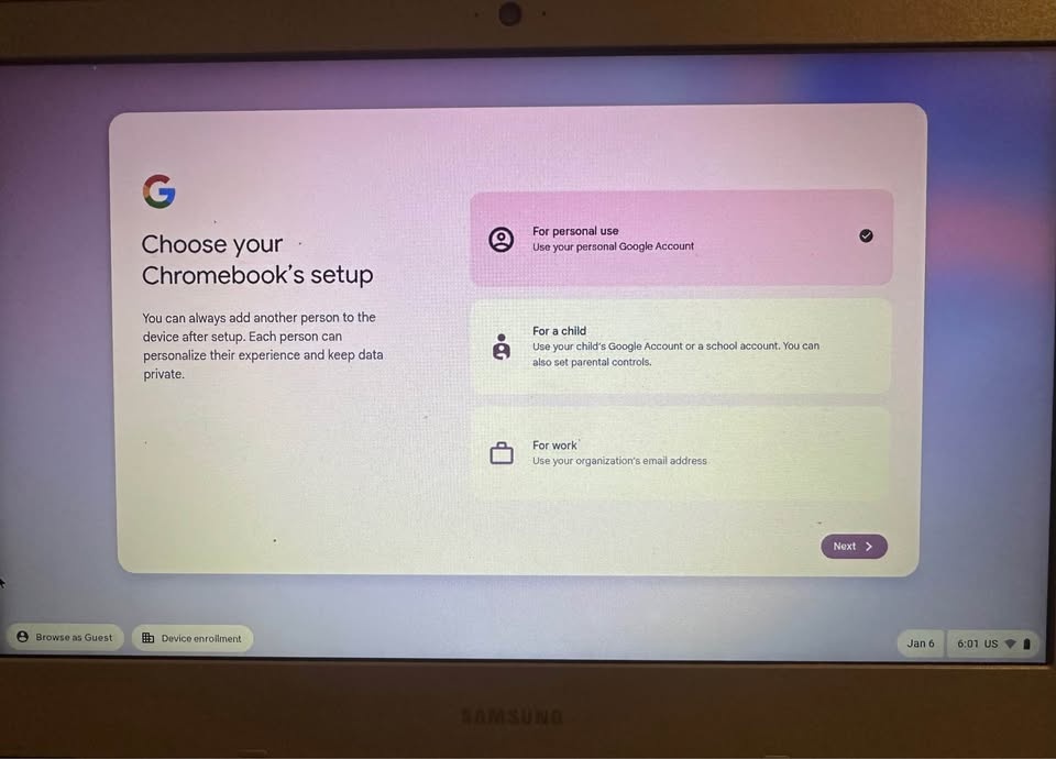 Samsung Chromebook 4