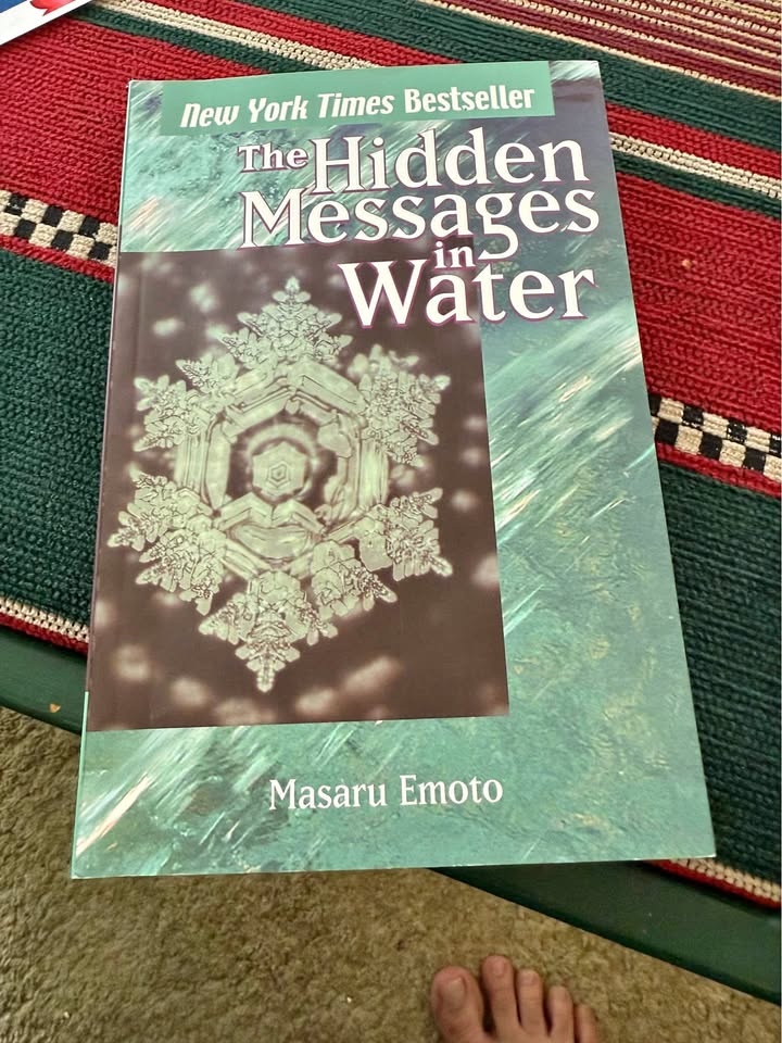 Hidden messages in water