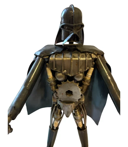 Handcrafted Darth Vader Metal Sculpture 16" Tall Star Wars Fan A - photo 2