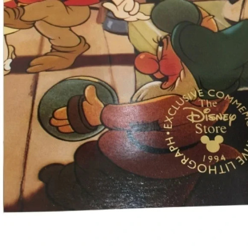 Walt Disney Snow White Lithograph 1994 - photo 4
