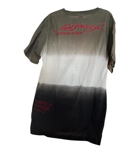 Ed Hardy Vintage Y2K Christian Audigier Rhinestone Tattoo TShirt - photo 4