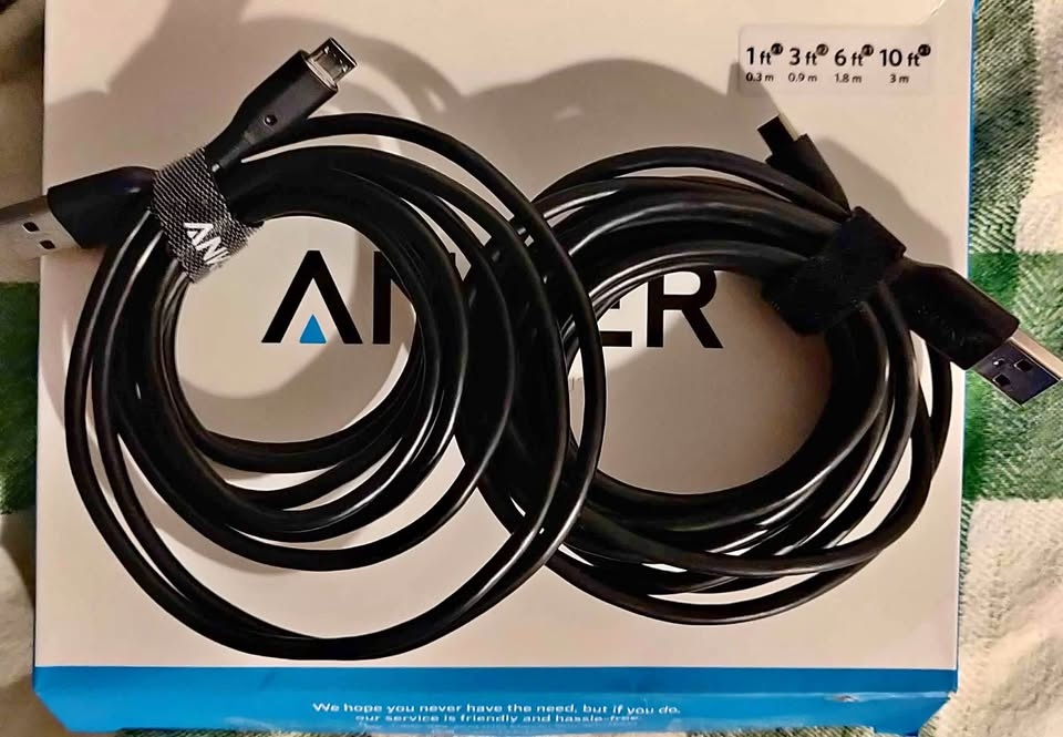 Anker USB charging cable - 6ft, 10ft