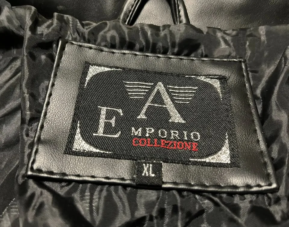 Armani Leather Jacket in Lambskin Nappa Leather image indicator(3)