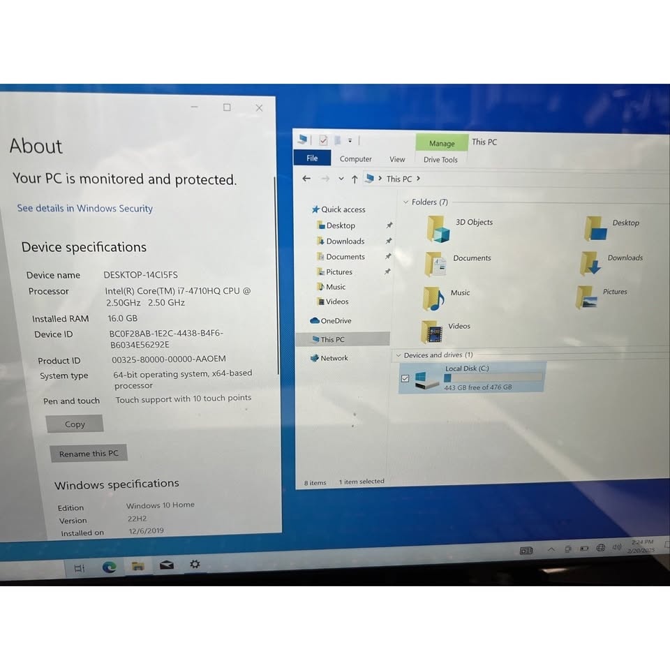 LENOVO Y50-70 Gaming Laptop, i7, 16GB RAM, GTX 860M - photo 3