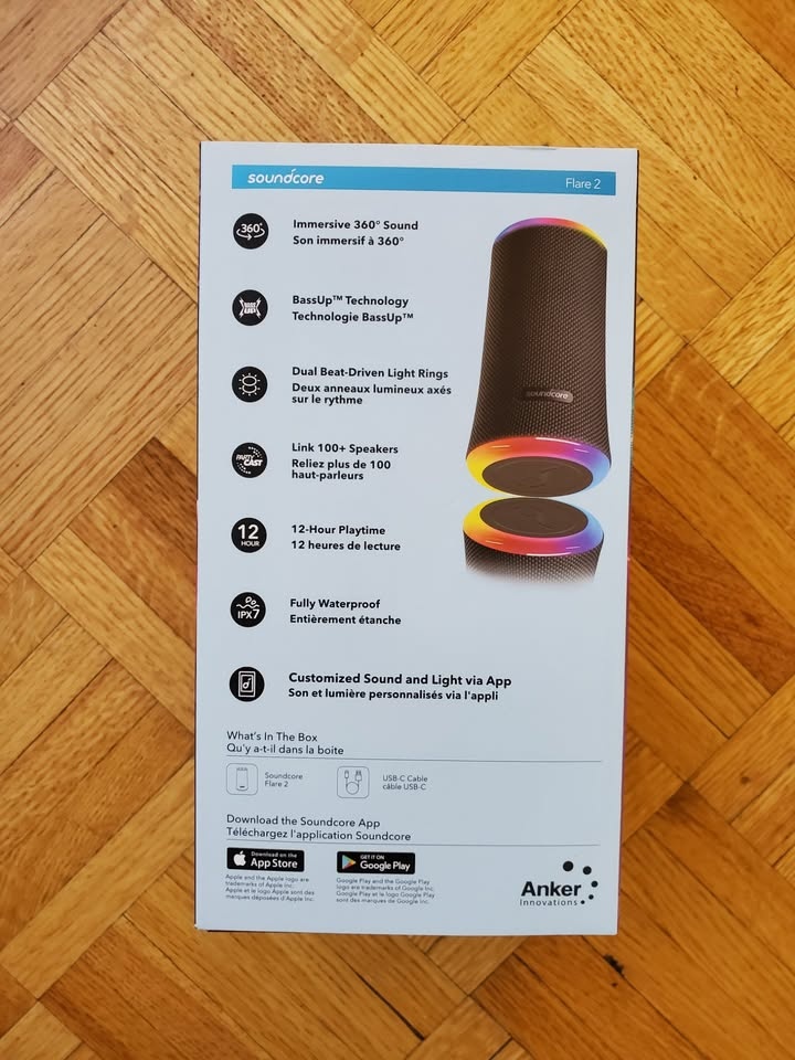 Anker Soundcore Flare 2 speaker - Brand new - photo 2