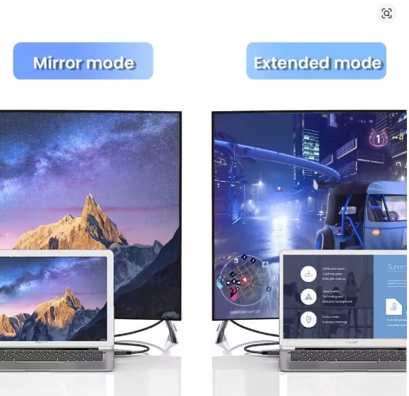 Mini HDMI to HDMI Cable HD 4K 60Hz High-Speed Braided - photo 2