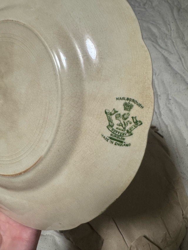 Marlborough Burslem Plate - photo 2