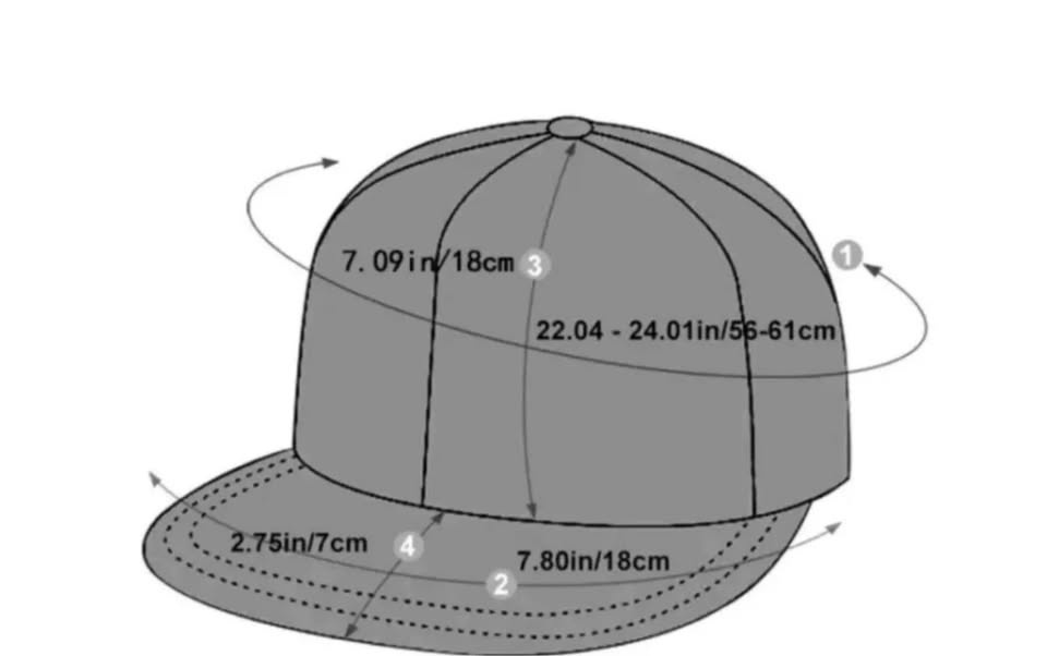 Flat Brim Snapback Baseball Cap Casual With Letter MY - photo 3