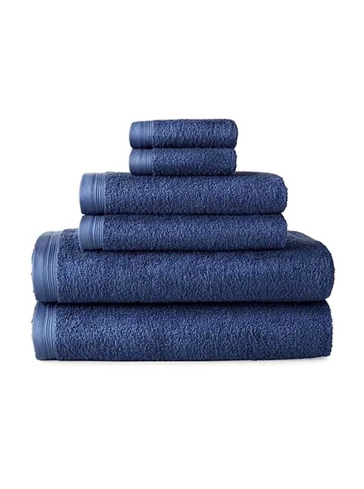 Home Expressions 6-pc. Solid Bath Towel Set