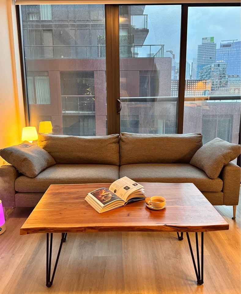 Structube RENO Solid Acacia Wood Coffee Table