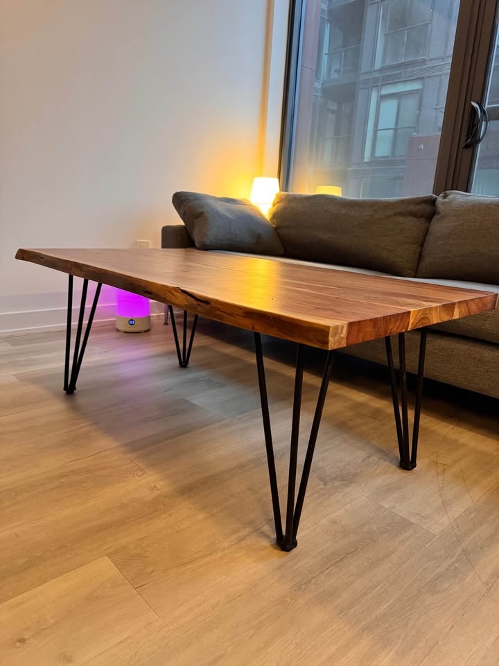 Structube RENO Solid Acacia Wood Coffee Table - photo 2
