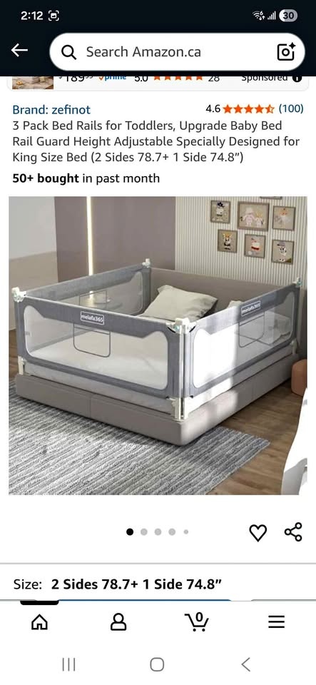 Brand new 3 Pack Bed Rails