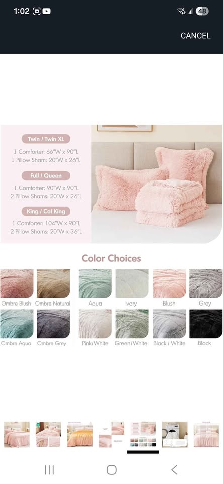 Brand new Soft Shaggy Comforter Set - photo 4