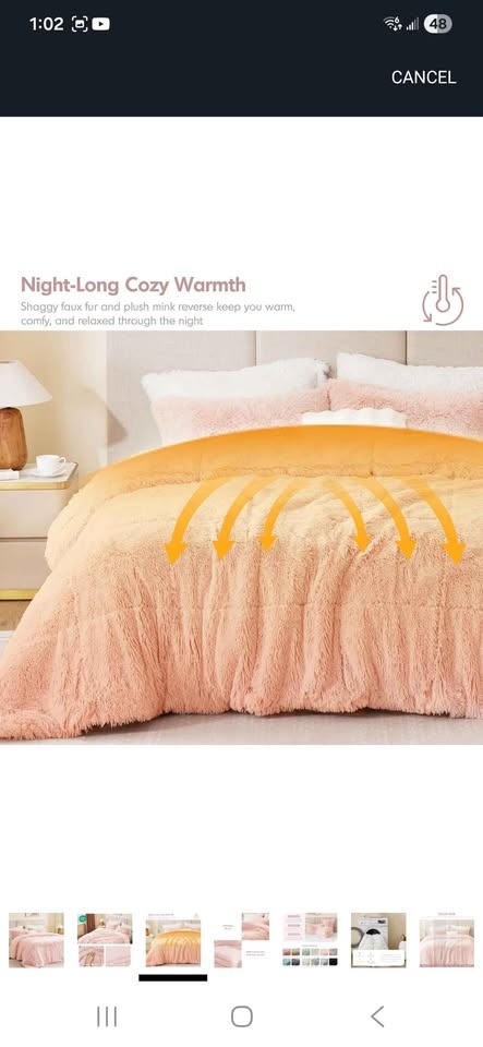 Brand new Soft Shaggy Comforter Set - photo 5