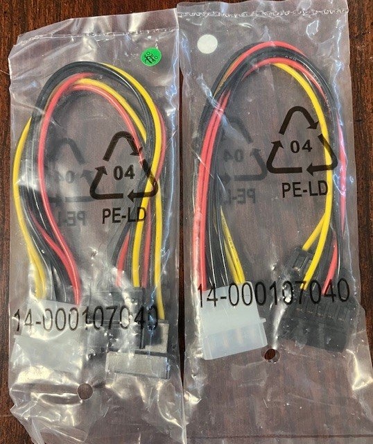 New Molex to SATA Power Adapter Cables (2 Pieces) - photo 3