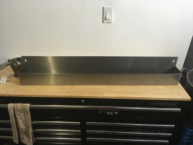 BOTTLE HOLDER-SPEED RAIL (SINGLE 36”RACK, STAINLESS STEEL)
