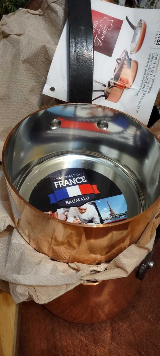 COPPER POTS BRAND NEW BAIMALU OF FRANCE