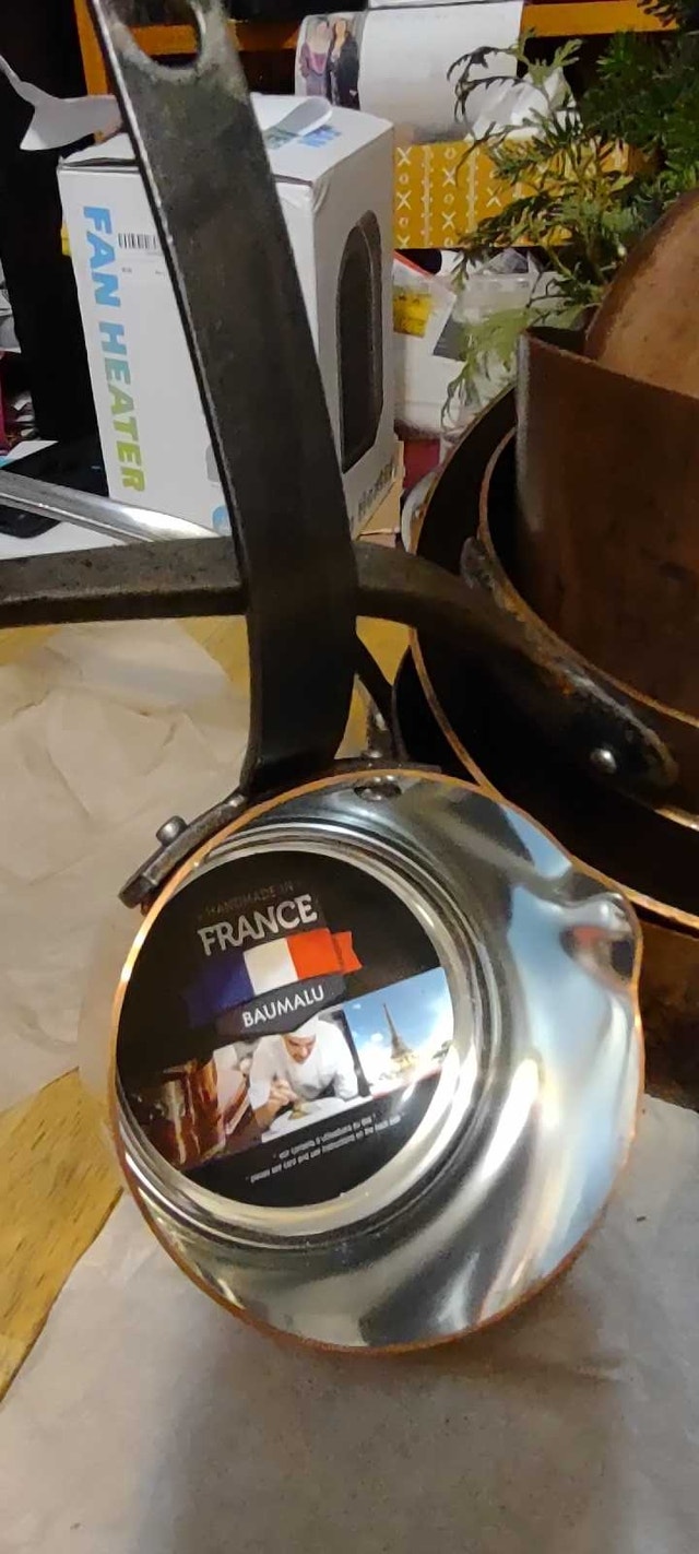 COPPER POTS BRAND NEW BAIMALU OF FRANCE - photo 2