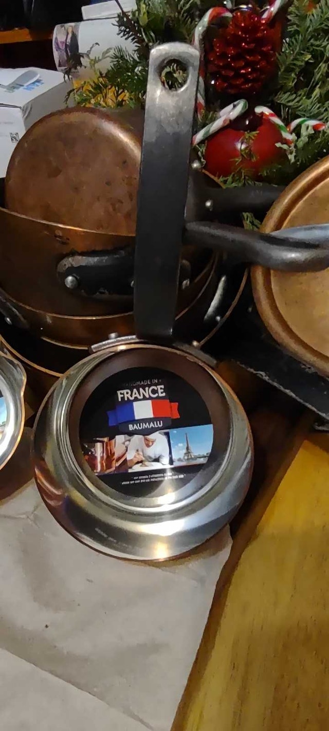 COPPER POTS BRAND NEW BAIMALU OF FRANCE - photo 3
