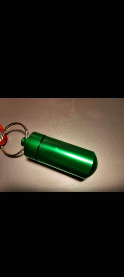 MINI ALUMINUM PILL/INFO CAPSULE