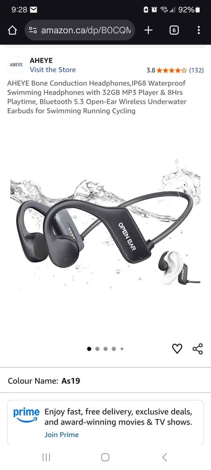 bone conduction swimming head phones - photo 2