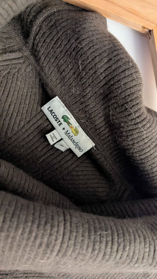 LaCoste wool mini sweater dress - photo 4