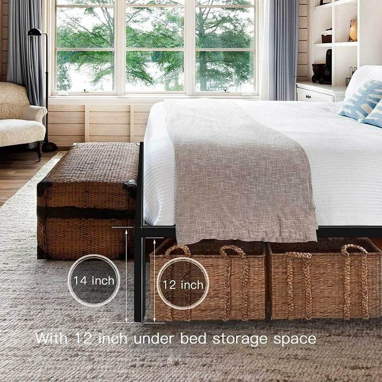 Queen Heavy Duty Metal Platform Bed - BRAND NEW - photo 3