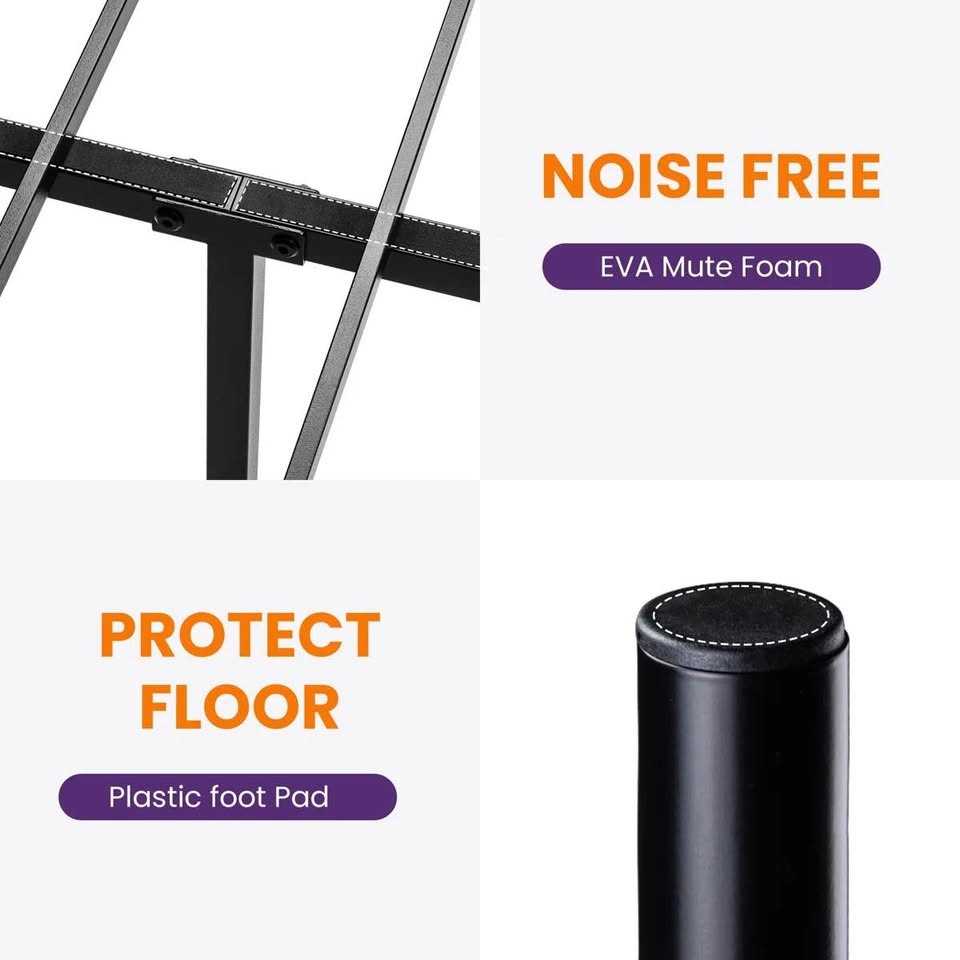 King Metal and Wood Strong Platform Bed - BRAND NEW - photo 5