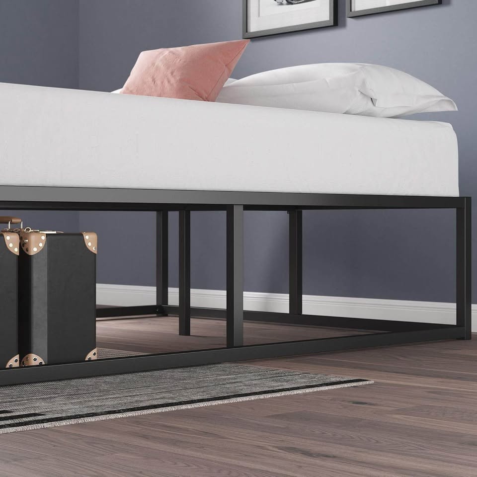 King Zinus 14” Metal Platform Bed with Strong Slats - BRAND NEW - photo 2