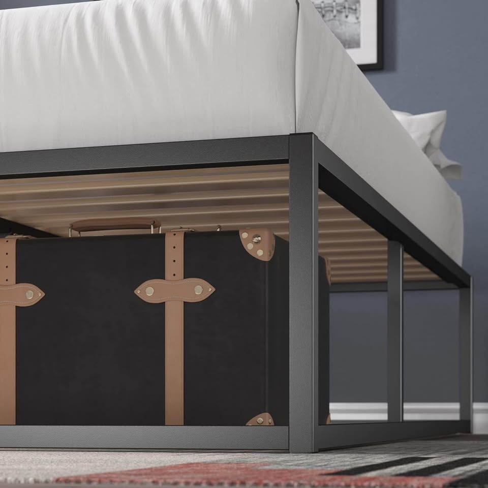 King Zinus 14” Metal Platform Bed with Strong Slats - BRAND NEW - photo 3
