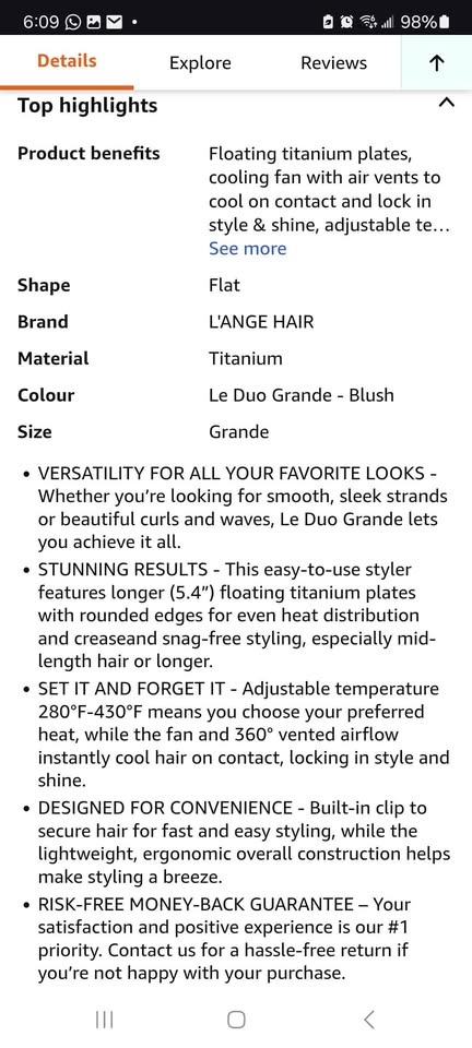 Lange duo 360° Air flow styler - photo 3