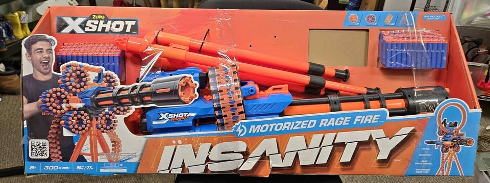 X-Shot Insanity Motorized Rage Fire by ZURU