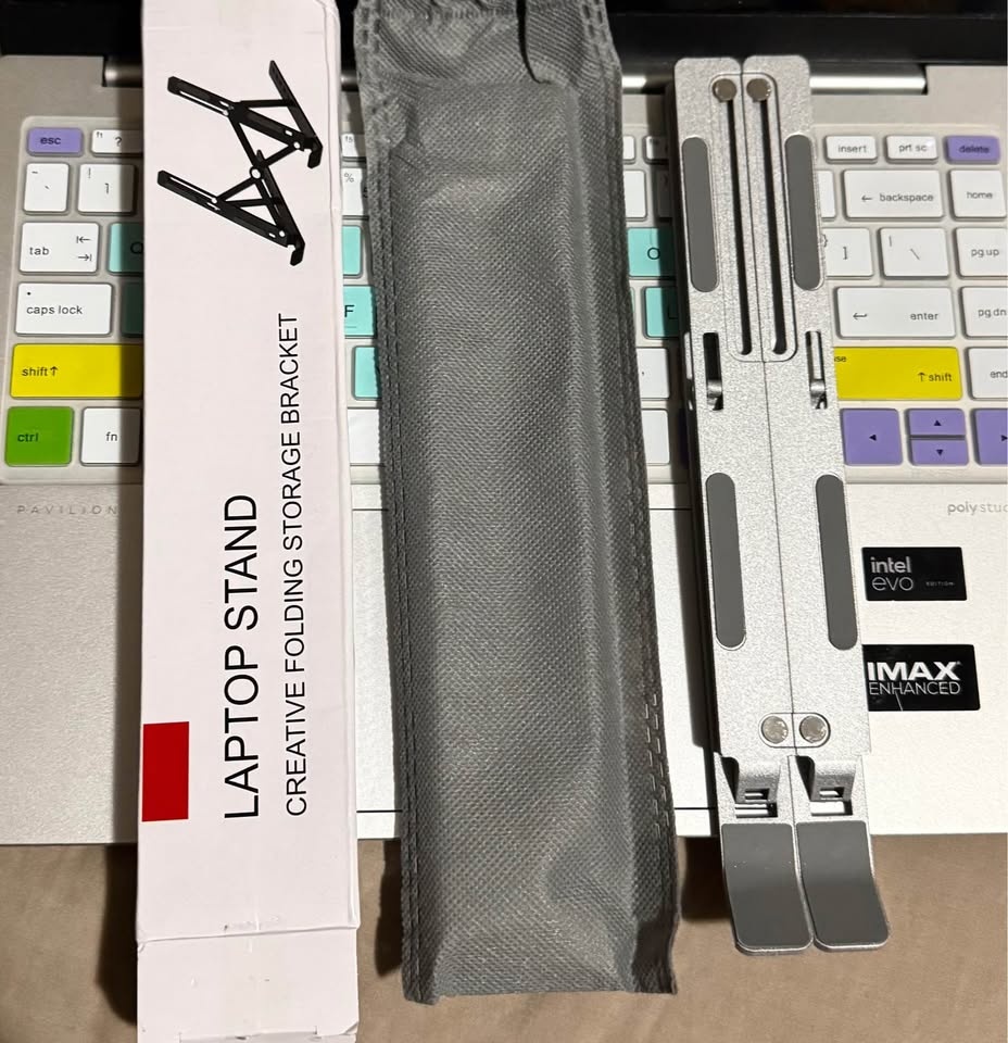 Foldable Laptop Stand Metal *NEW* (Read description) - photo 2