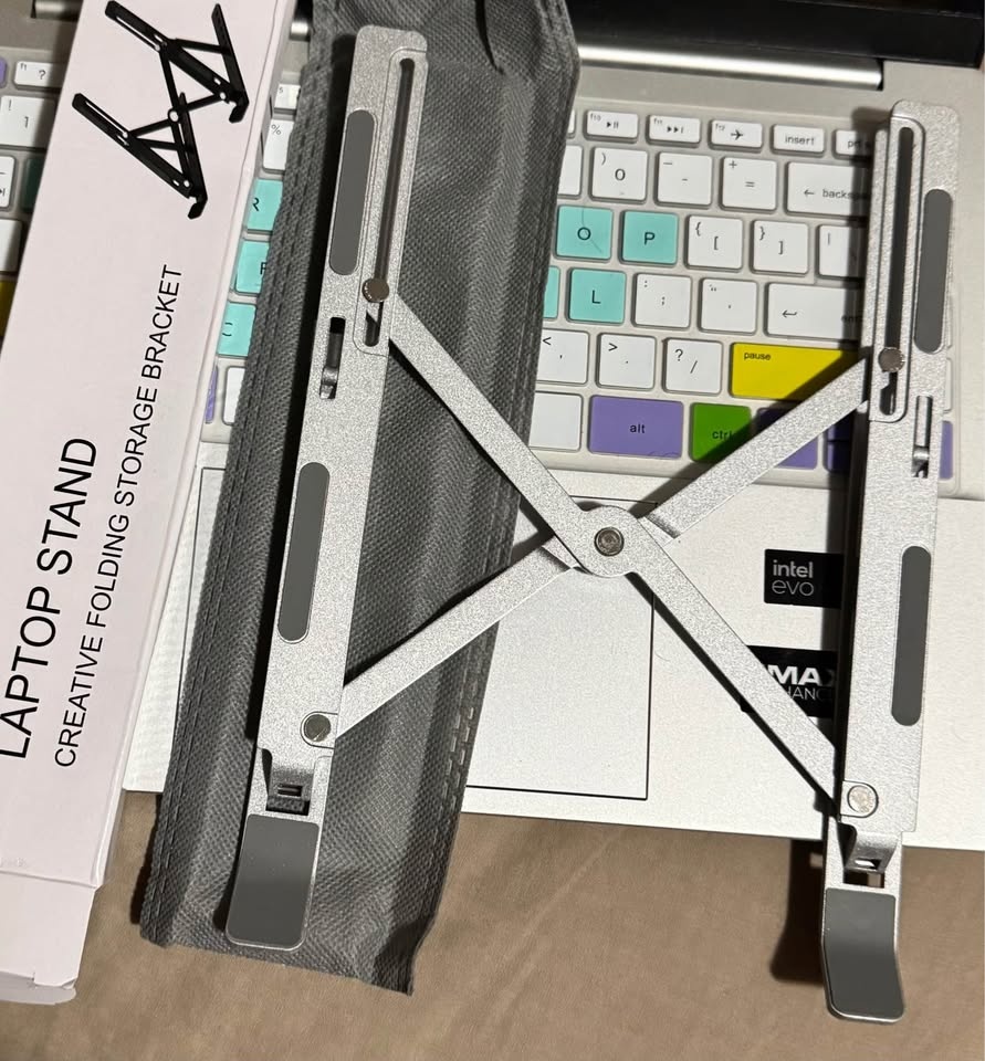 Foldable Laptop Stand Metal *NEW* (Read description) - photo 3
