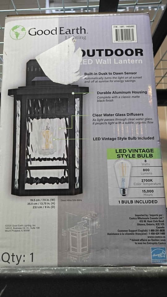 Outdoor LED wall lantern - photo 2