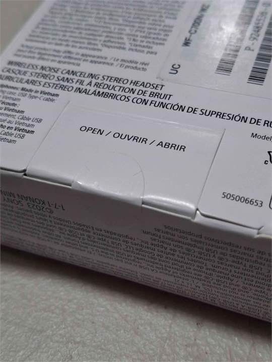 Sony Earbuds New Open box With Noise Cancellation - photo 4