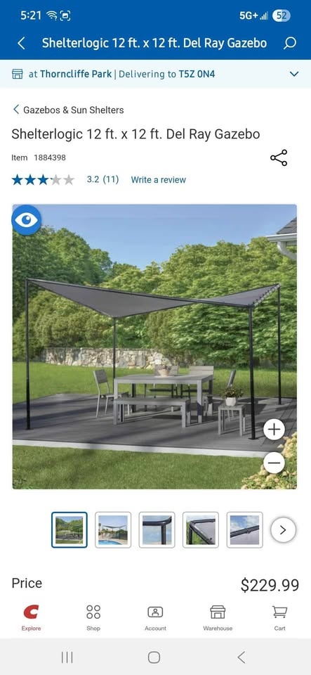 Shelterlogic 12 ft. x 12 ft. Del Ray Gazebo - photo 3
