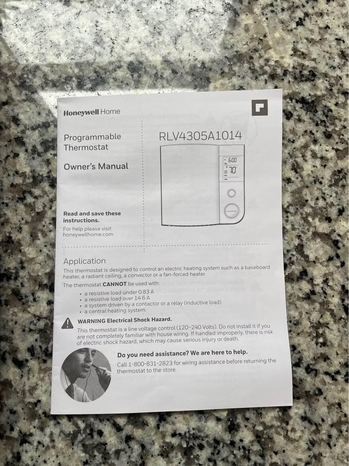 Honeywell RVL4305A1014 home thermostat - photo 3