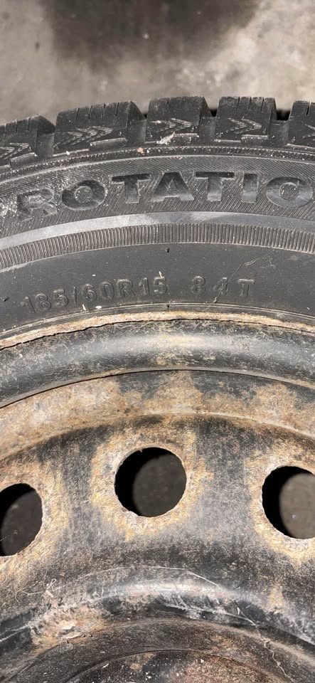 4 Winter tires for Nissan Micra 185/60R15 - photo 2