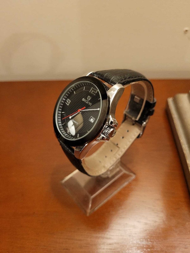 Brand New Skone Black Quartz Men's Watch - photo 2