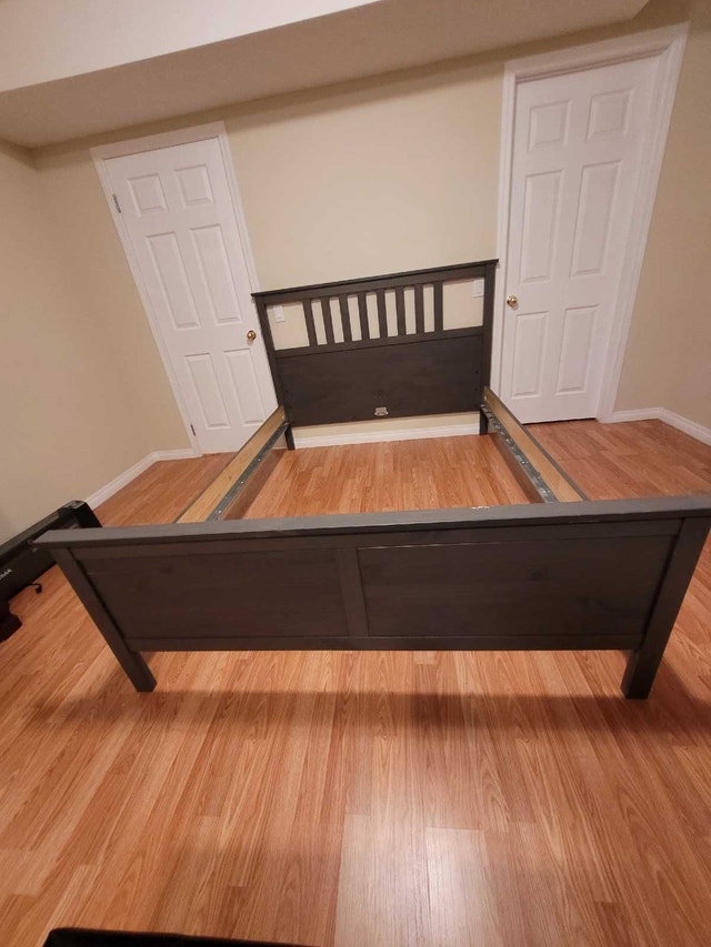 IKEA Hemnes Dark Gray King Size Bed Frame - photo 4