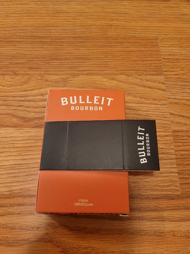 Brand New Bulleit Bourbon Orange 4oz Flask - photo 5