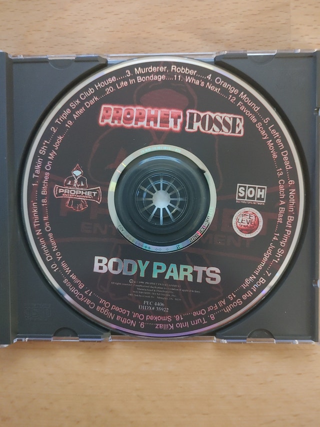 Prophet Posse - Body Parts - OG 1998 CD - photo 2
