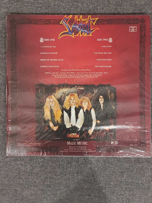 Sabbat - History of a Time to Come - OG 1988 Vinyl Record - photo 2