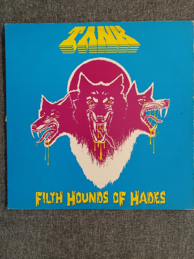 Tank ‎– Filth Hounds Of Hades - Vinyl Record LP OG 1982 Press