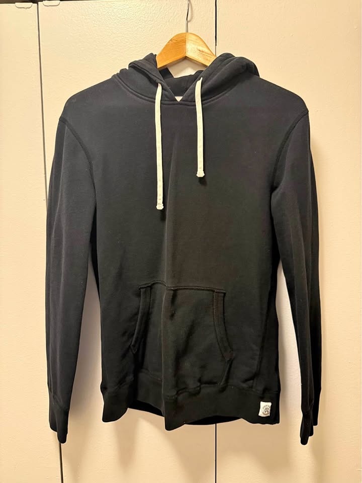 Reigning Champ Black Hoodie (Small)